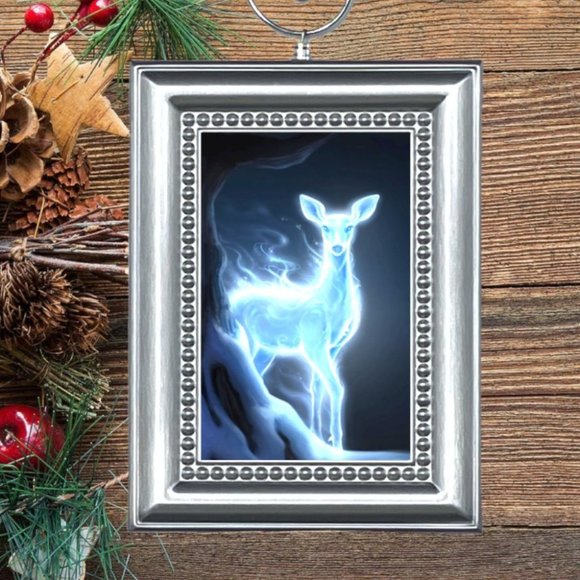 Harry Potter Expecto Petronum Stag Patronus Charm Christmas Tree Ornament‎ - Picture 1 of 3